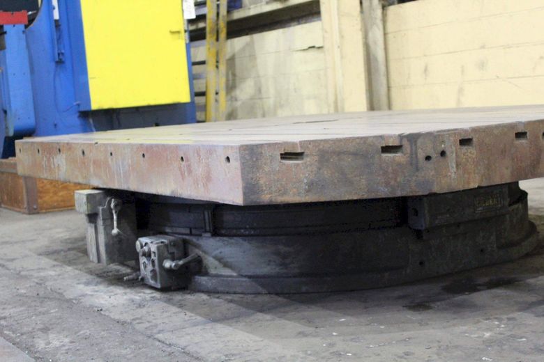 96' X 72' X 19  CINCINNATI GILBERT ROTARY TABLE: STK 71363