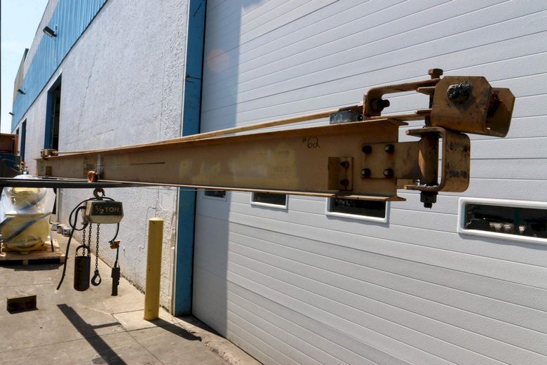 1000 LB X 20' GORBEL WALL MOUNTED JIB CRANE: STOCK #70703