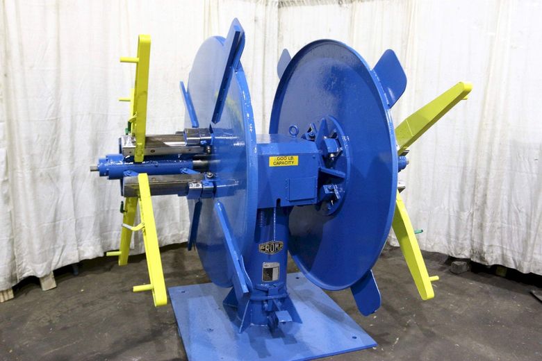 6000 LBS PROMA MODEL 6CRD-1 DOUBLE COIL REEL: STOCK # 70587
