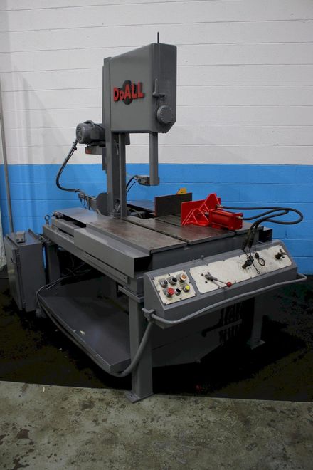 14' x 21' DOALL VERTICAL BANDSAW: STOCK 70414