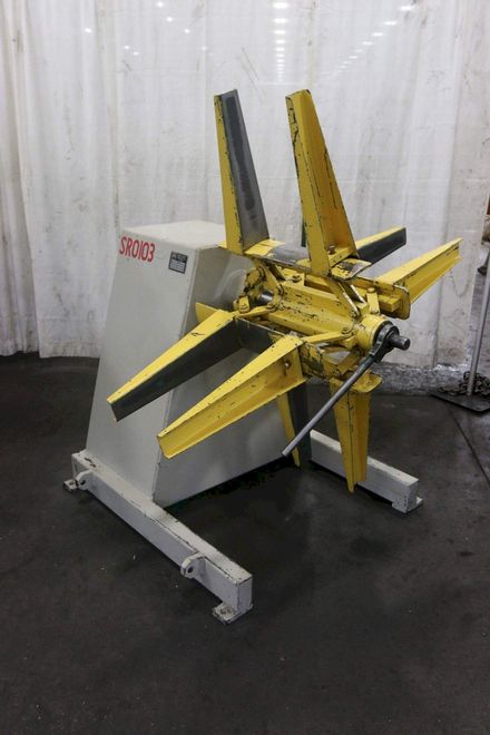 4000 LBS X 24" MECON NON MOTORIZED COIL REEL: STOCK #69680