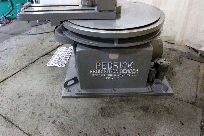 3" PEDRICK MODEL D PIPE & REBAR BENDER: STOCK #69484