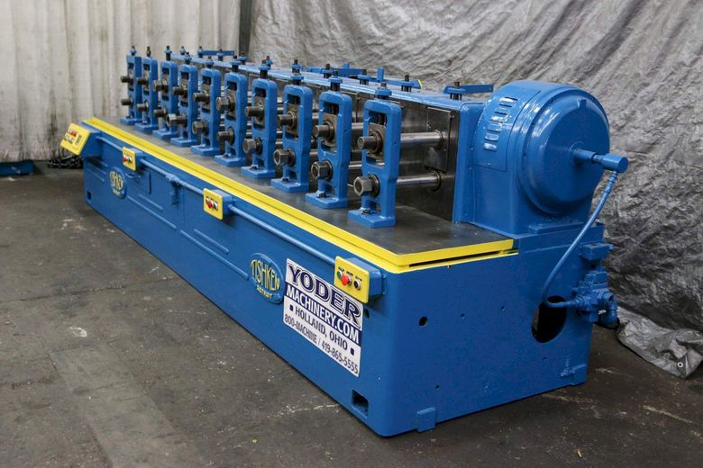 10 STAND X 2.5" TISHKEN MODEL 10HHW2-1/2 ROLLFORMER: STOCK #69301