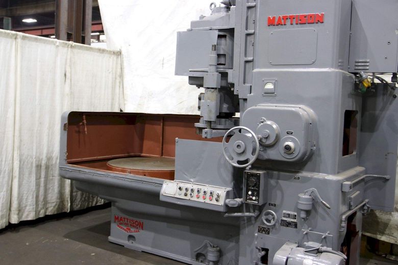 42' MATTISON ROTARY SURFACE GRINDER: STOCK #69287