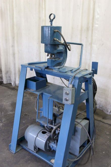 70 TON WA WHITNEY HYDRAULIC C FRAME FLANGE PUNCH & POWER UNIT: STOCK #69221