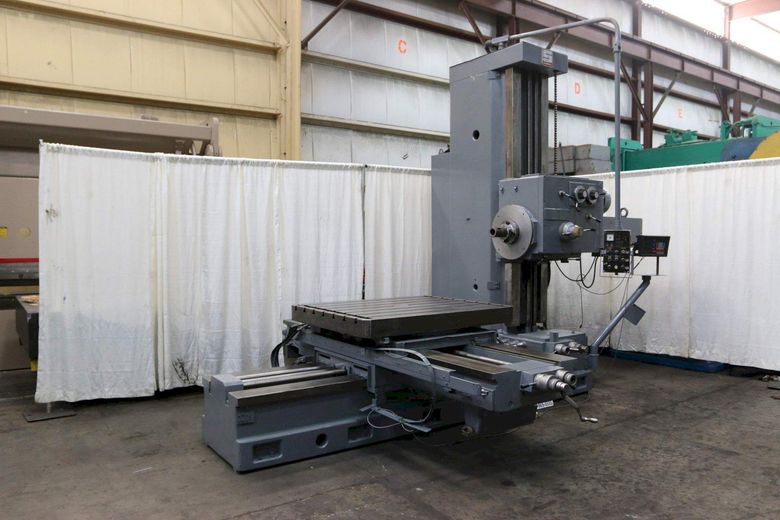 4" SUMMIT MODEL AFD-100 ROTARY TABLE HORIZONTAL BORING MILL: STOCK #68767