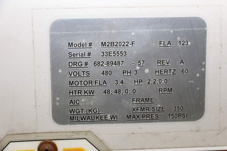 STERLCO MODEL M2B2022-F CONTROL UNIT: STOCK #