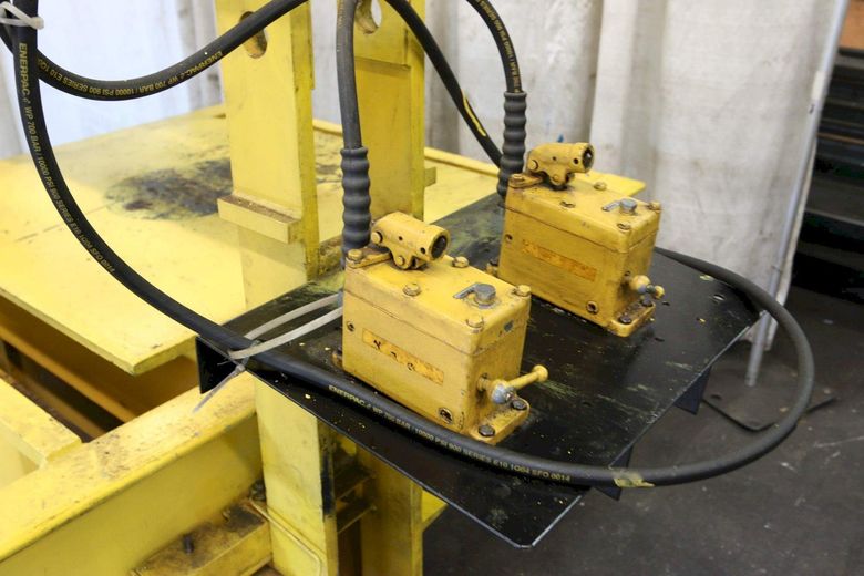 50 TON ENERPAC TRAVELING FRAME H-FRAME PRESS: STOCK #68436