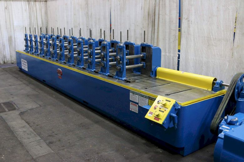 12 STAND X 2" YODER EXTRA HIGH VERTICAL ROLLFORMER: STOCK #67987