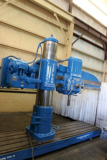 8' X 19" CARLTON RADIAL ARM DRILL: STOCK #67439