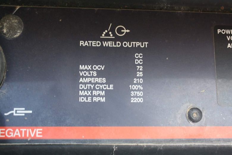 HOBART MODEL #8500 PORTABLE WELDER & GENERATOR: STOCK 67307