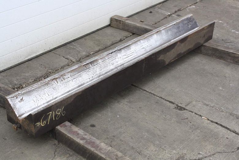 71" X 9" X 6" BOTTOM BRAKE DIE: STOCK # 67186