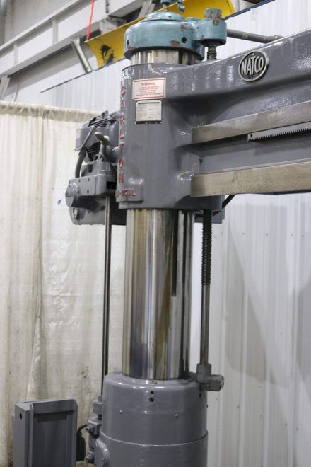 5' X 11" CARLTON RADIAL DRILL: STOCK #66828