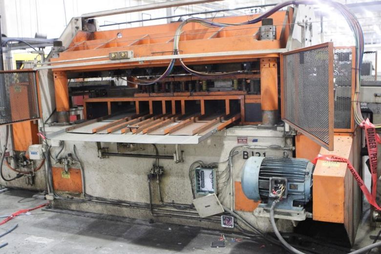 80 TON BRADBURY 4 POST MECHANICAL CUTOFF/PREPUNCH PRESS: STOCK #63798