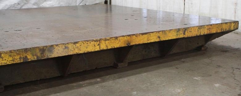 15' X 9' X 12.5' CAST SURFACE PLATE: STOCK 63697