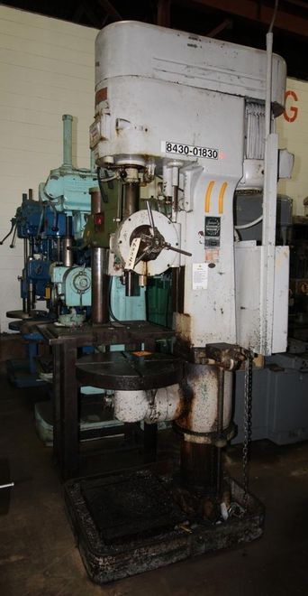 24" EDLUND MODEL #4F-12 SINGLE SPINDLE DRILL: STOCK #63543