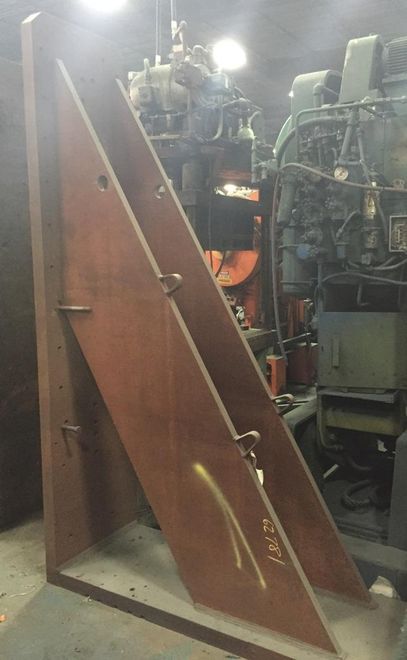 108 " X 24" X 72" ANGLE PLATE: STOCK #62780