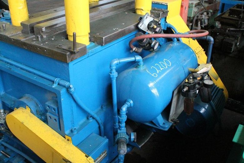 50 TON ALPHA 4 POST CUTOFF PRESS: STOCK 62200