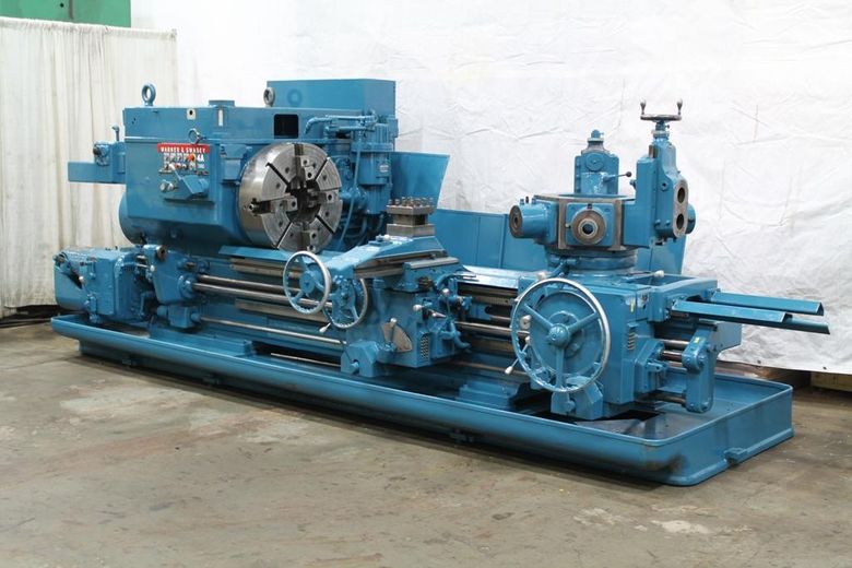 WARNER & SWASEY MODEL #4A TURRET SADDLE TYPE LATHE: STOCK #61382