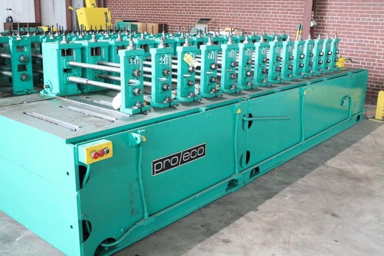14 STANDS X 1-1/2' x 30' PRO ECO ROLLFORMER: STOCK 58749