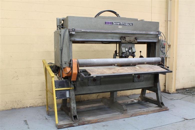 25 TON HERMAN SCHWABE MODEL #ATH TRAVELING HEAD PRESS: STOCK #58222