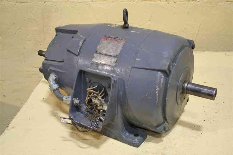 10 HP WESTINGHOUSE WOUND ROTOR MOTOR:  STOCK #54111