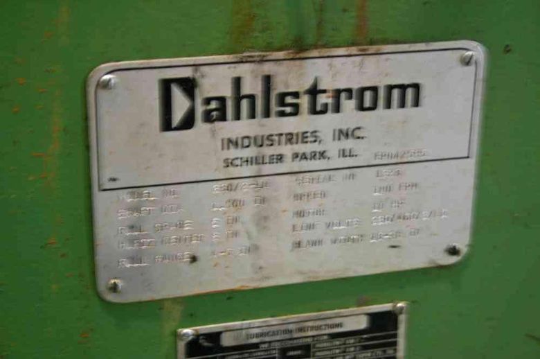 10 STAND DAHLSTROM DUPLEX ROLLFORMER: STOCK #51467