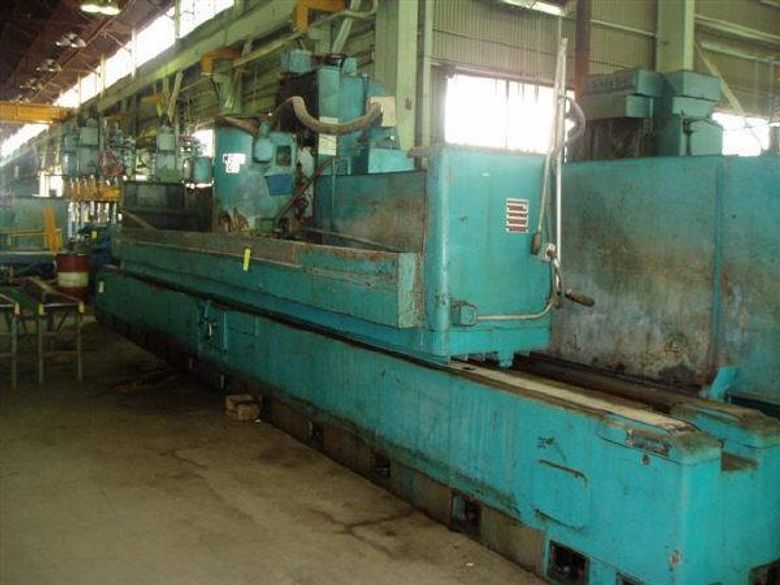 18" X 168" THOMPSON HYD VERTICAL SPINDLE SURFACE GRINDER: STOCK #50561