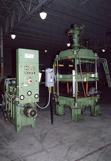 50 TON VREMAC 4-POST DOWNMOVING HYDRAULIC PRESS: STOCK #50291