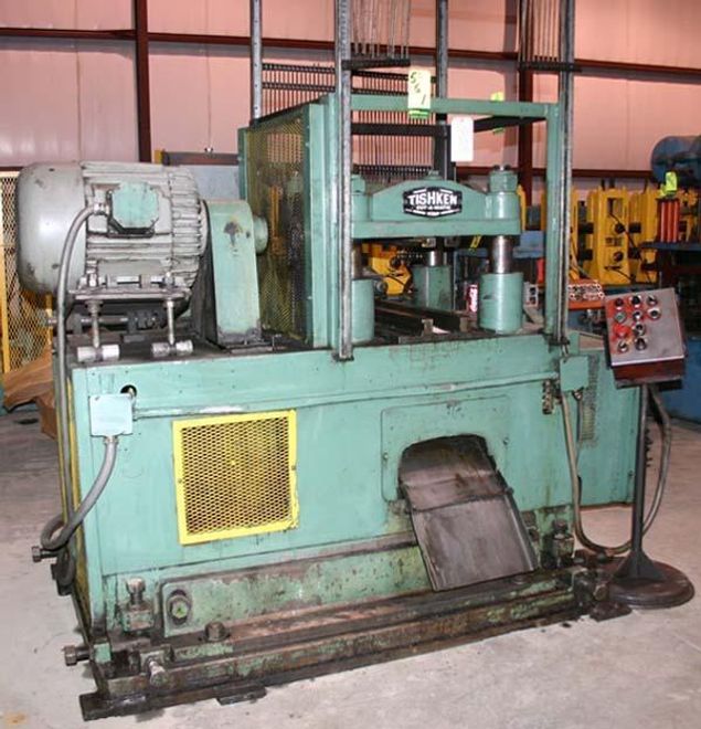 50 TON TISHKEN CUT-OFF PRESS: STOCK #19199