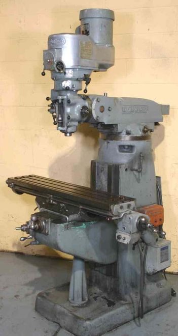 1-1/2 HP BRIDGEPORT VERTICAL MILL: STOCK #18645