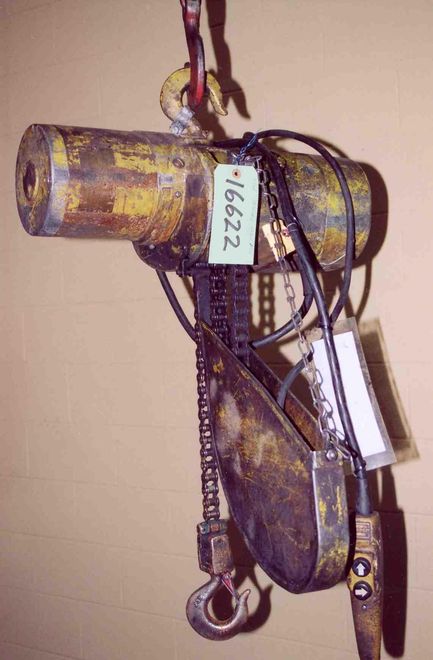 1 TON ELECTRIC CHAIN HOIST: STOCK #16622