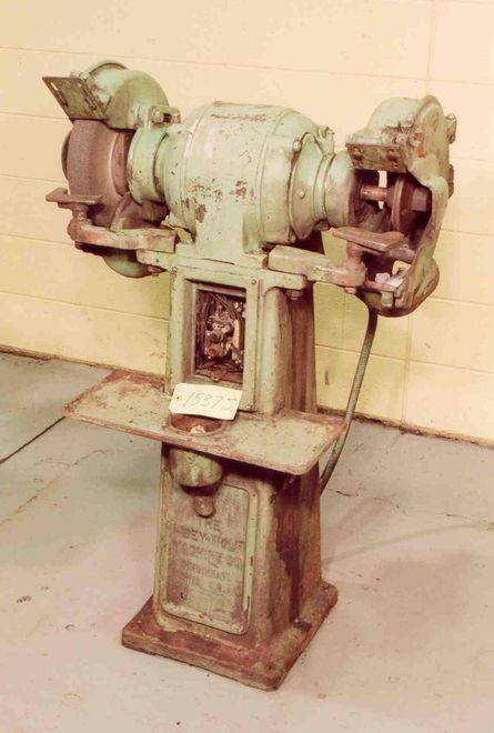 12' HISEY WOLF DOUBLE END PEDESTAL GRINDER:  STOCK #15375