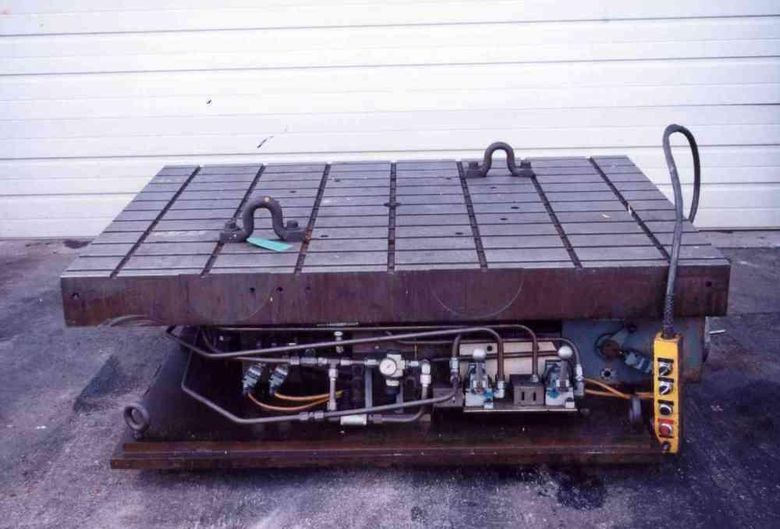 72' X 64' KNIGHT POWER AIR LIFT ROTARY TABLE:  STOCK #8525