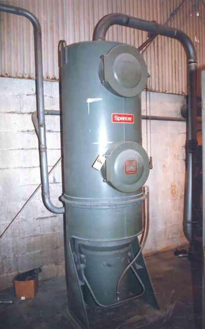 SPENCER TUBULAR VACUUM WITH BAG SEPARATOR:  STOCK #7018