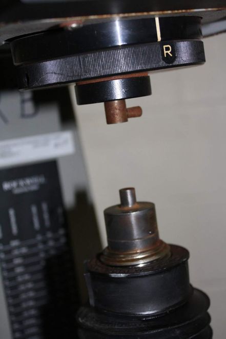 WILSON ROCKWELL INSTRON HARDNESS TESTER: STOCK #67357