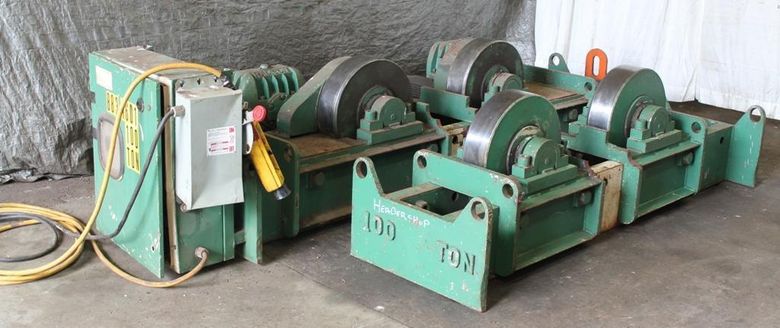 100 TON IRCO TANK TURNING ROLLS: STOCK #62184