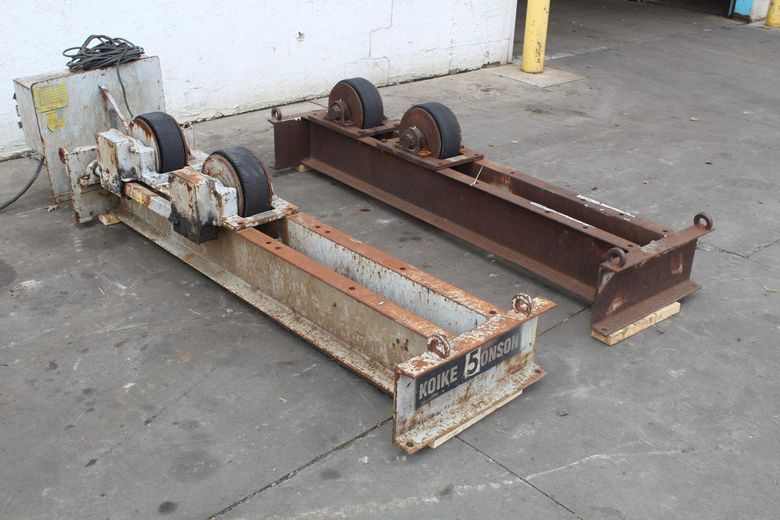 10 TON SET OF ARONSON TANK TURNING ROLLS: STOCK #72252