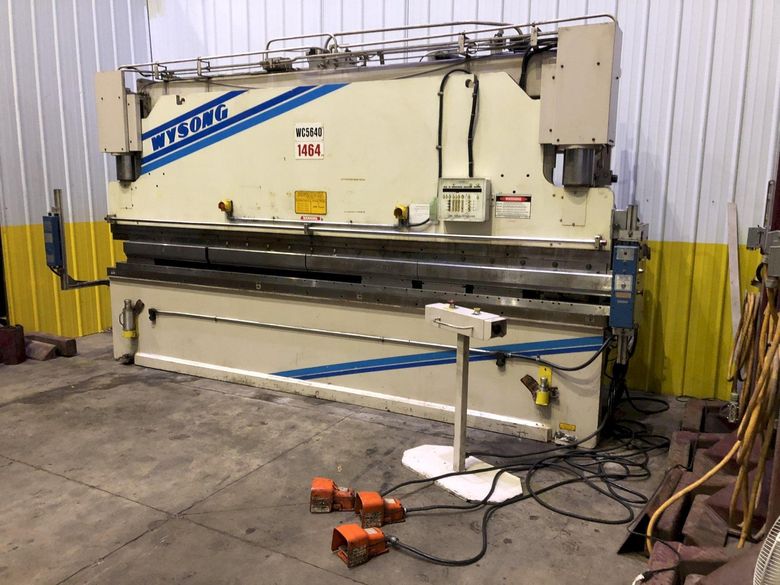 100 TON X 14' WYSONG MODEL THS100-168 HYDRAULIC PRESS BRAKE: STOCK #18666