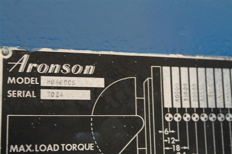 40,000 LBS ARONSON WELDING POSITIONER: STOCK 62070
