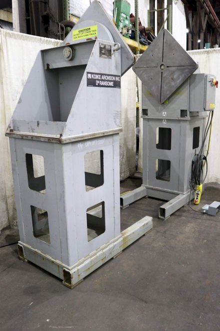 2500 LBS ARONSON HEAD STOCK TAIL STOCK POSITIONER STK #72720