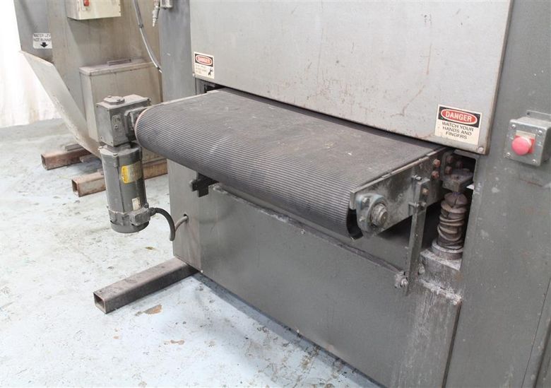 36' RAND BRIGHT BELT GRINDER & DUST COLLECTOR: STOCK #62629