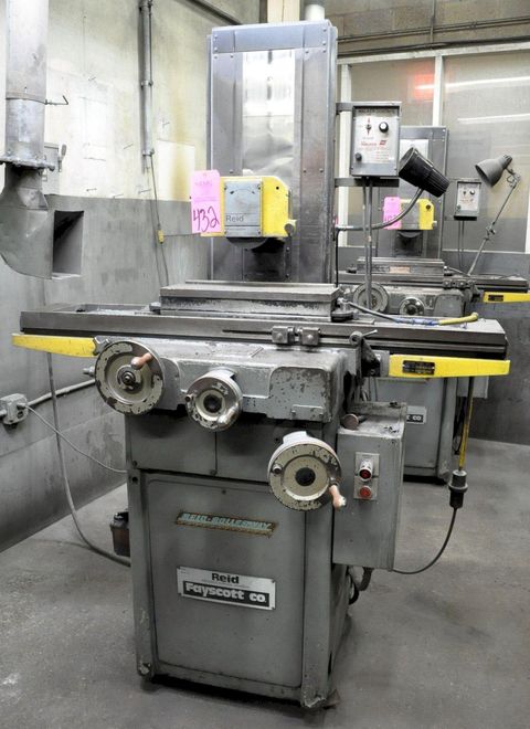 6" X 18" REID ROLLERWAY HAND FEED SURFACE GRINDER: STOCK #73744
