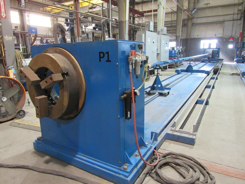 USED, 42' TRIPULSE DUAL HOT WIRE GTAW PIPE CLADDING SYSTEM
