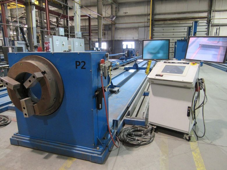 USED, 42' TRIPULSE DUAL HOT WIRE GTAW PIPE CLADDING SYSTEM