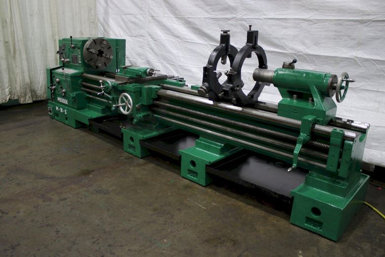 24" X 120" MEUSER GAP BED ENGINE LATHES: STOCK #73261