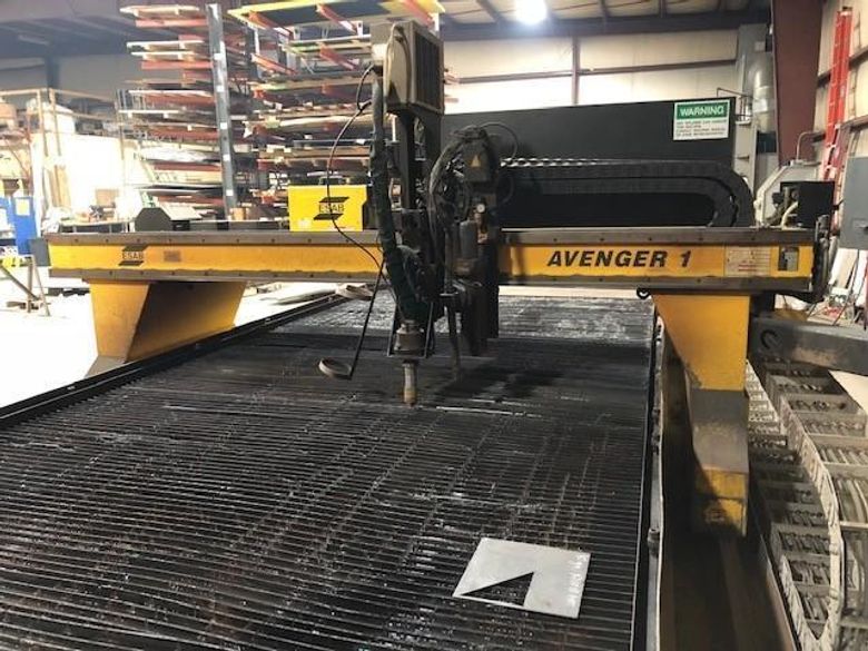 8' X 35' ESAB AVENGER CNC PLASMA CUTTING SYSTEM: STOCK #71351