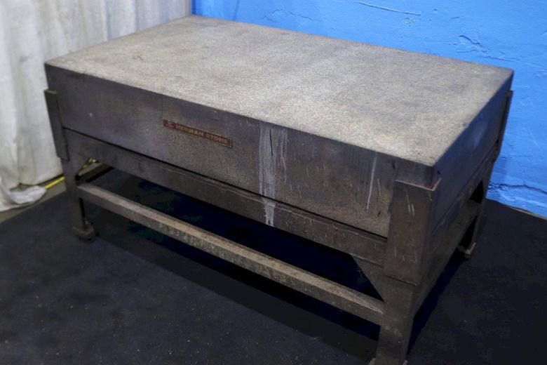 36" X 60' X 10" GRANITE PLATE WITH STAND: STOCK #73520