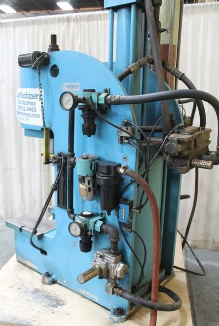 15 TON AIR HYDRAULICS C-FRAME PRESS: STOCK #63783