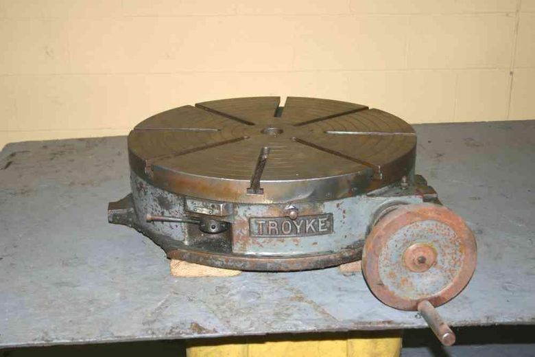 25' TROYKE HORIZONTAL ROTARY TABLE: STOCK #16589